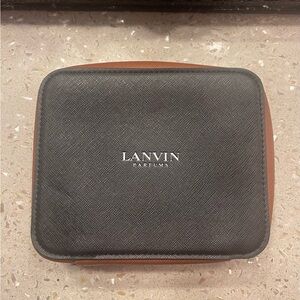 Lanvin Parfums Cosmetics Bag Black Brown